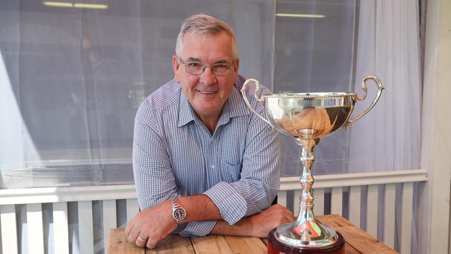 The Cairns Cup will be held at Cannon Park this Saturday. Cairns horse trainer Trevor Rowe won the Cairns Cup last year and is looking to repeat his success. Picture: BRENDAN RADKE