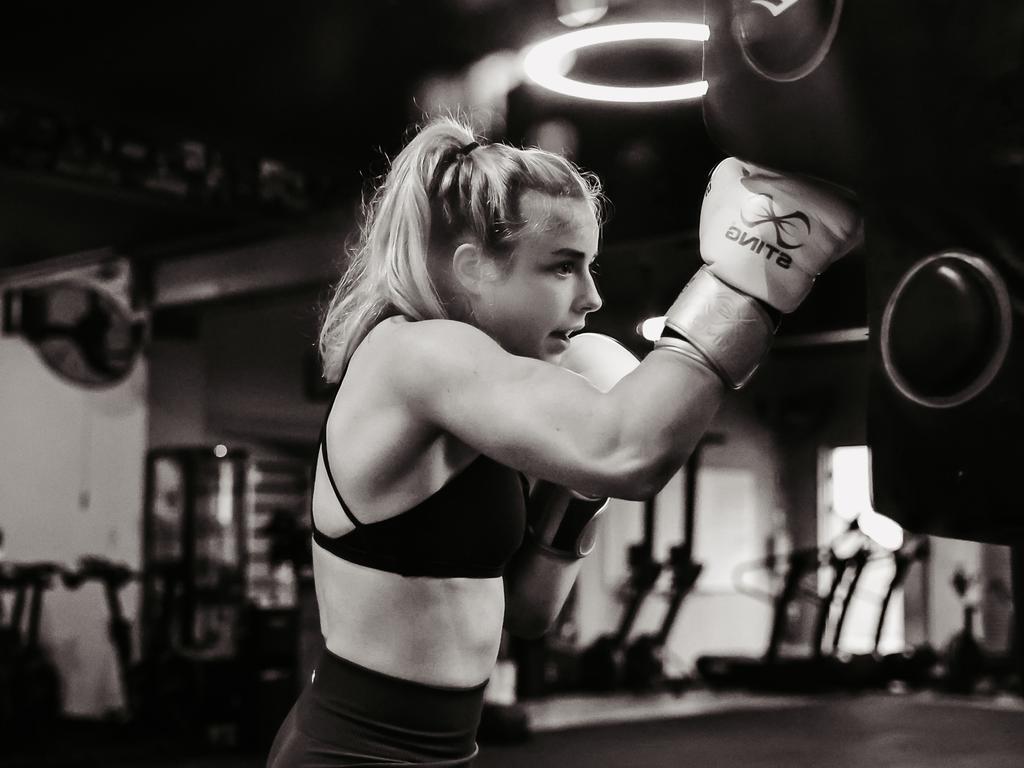 Alexis Proctor is a rising boxer from Sydney's northern beaches. Picture: Contributed