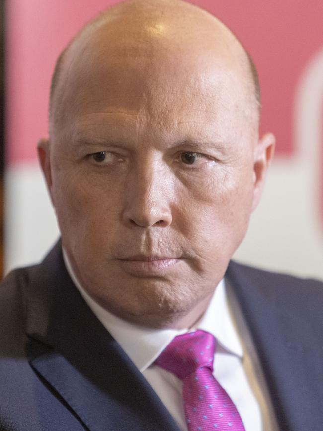 Minister for Home Affairs Peter Dutton. Picture: Glenn Hunt/AAP