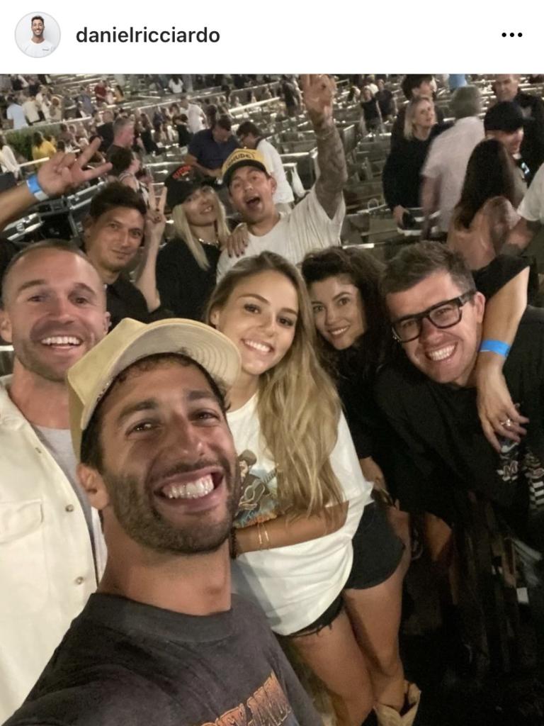 Ricciardo confirmed internet rumours about the pair dating in August 2022. Picture: Supplied