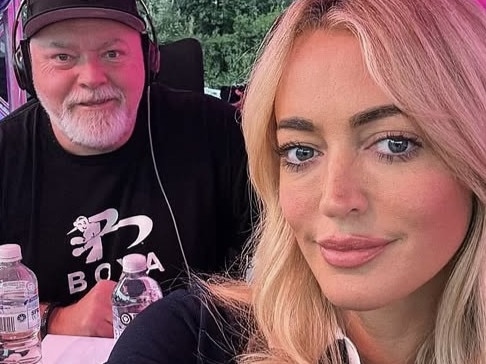 Kyle Sandilands and Jackie 'O' Henderson  in Melbourne on March 11, 2025.Picture: Supplied/Instagram