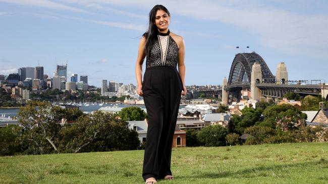 Bradfield scholarship winner Kavya Nagpal has a bold plan to create a more social Sydney. Picture: Jonathan Ng