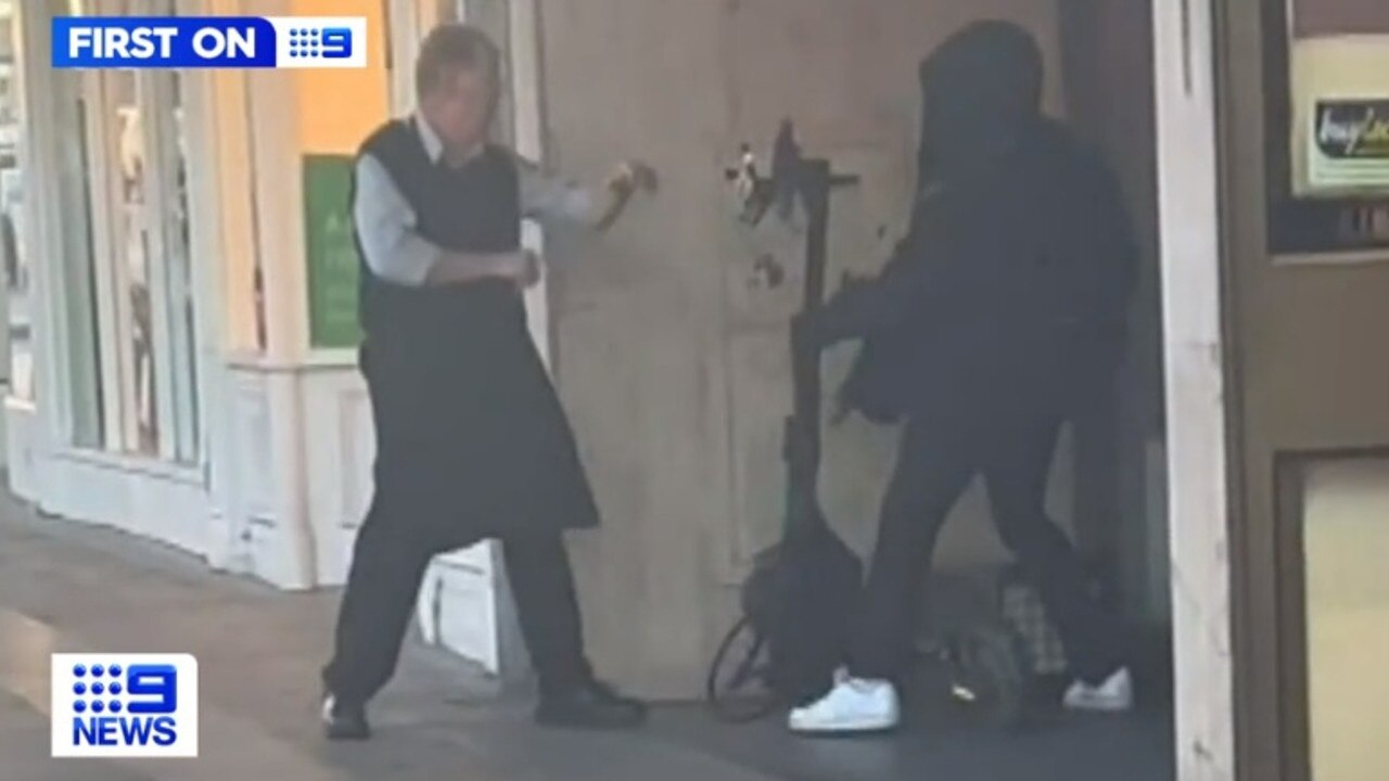 Police have charged a man who allegedly held up a jewellery store in Geelong last week. Picture: Nine News