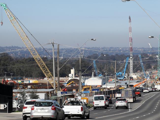 The tunnelling marks a new milestone for the project, set to be completed by 2028. Picture: David Crosling