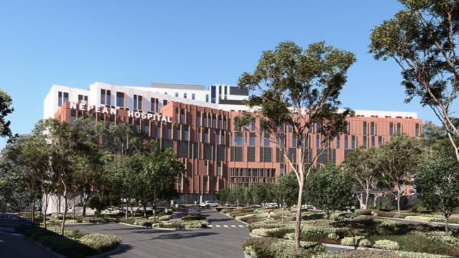 Supplied Editorial Artist impressions of the stage two redevelopment of Nepean Hospital.