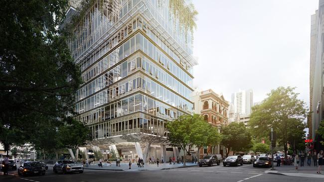 Artist's impression of The Annex at 12 Creek St being developed by Dexus in Brisbane's Golden Triangle.