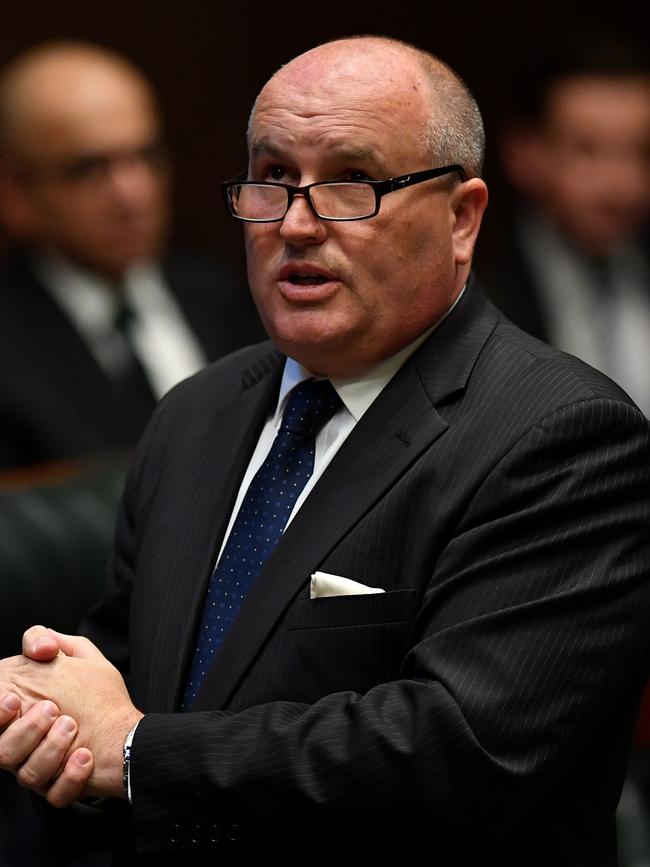 Corrections Minister David Elliott is keen to move to an economics profile. Picture: AAP Image/Joel Carrett