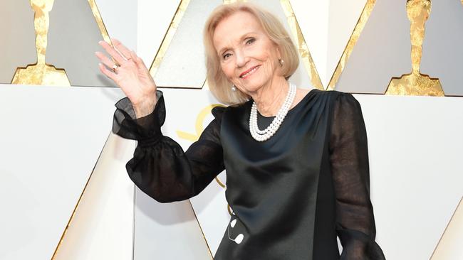 Actress Eva Marie Saint arrives on the red carpet. Picture: AFP