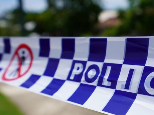 Generic crime: Queensland police crime scene tape. Picture: QPS.