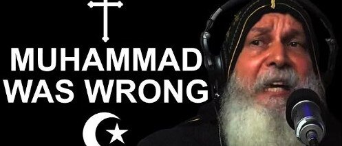 A YouTube thumbnail of Bishop Mar Mari Emmanuel speaking about Prophet Muhammad.