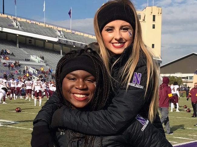 Hayden Richardson posted a photo of her in action for Northwestern on her @missdouglascounty2020 profile.