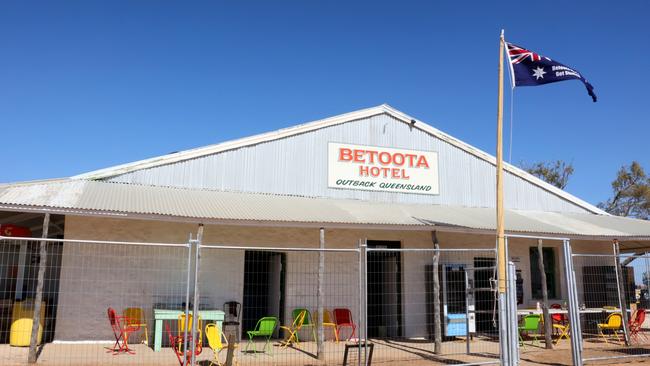 The Beetota Hotel while it was being renovated. Picture: Bruce Long