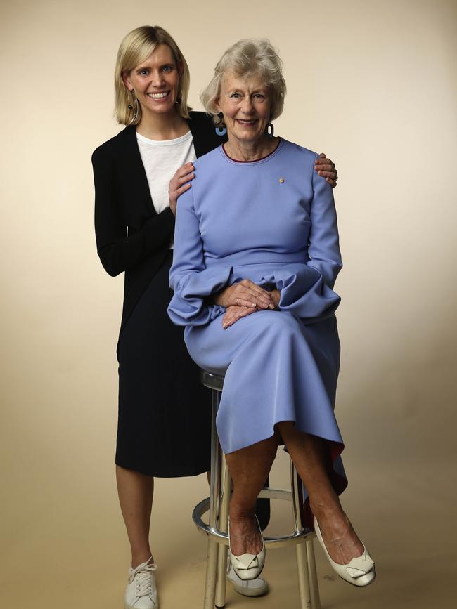 Jillian Broadbent and daughter Laura. Picture: Britta Campion