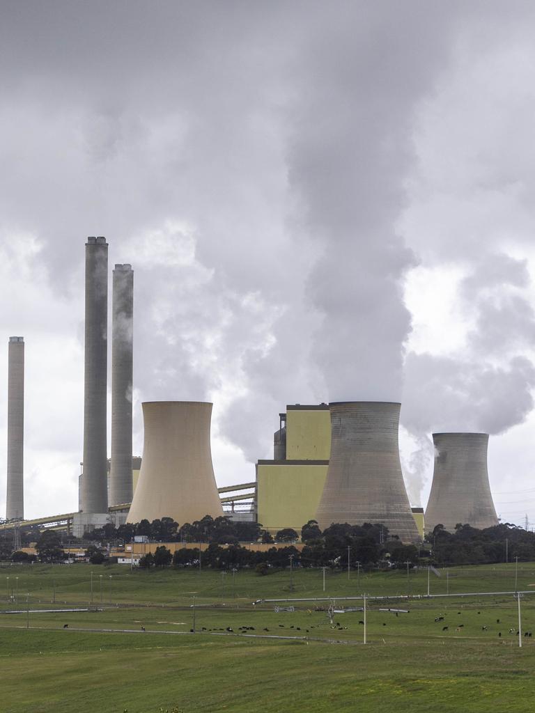 AGL power stations Bayswater in NSW and Loy Yang A in Gippsland