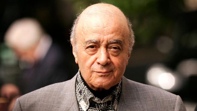 Harrods owner Mohamed Al Fayed in London in 2007. Picture: AFP