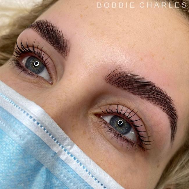 Bobbie Charles offers both natural lash enhancements and eyelash extensions.