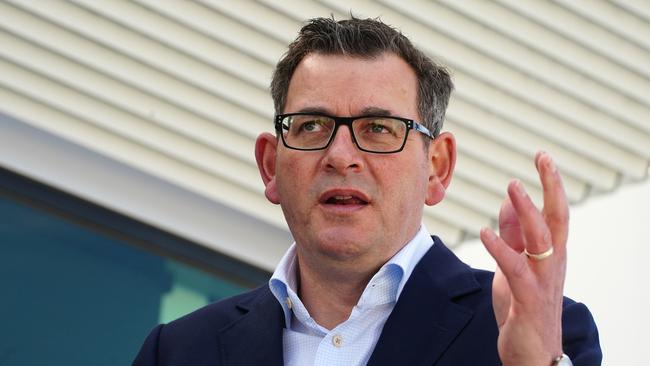 On Tuesday, Daniel Andrews again spun like a flat tyre. Picture: Luis Enrique Ascui