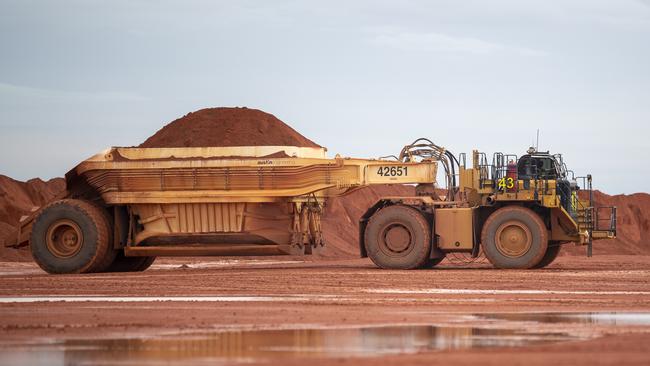 Rio Tinto’s bauxite mine on the Cape York Peninsula. Picture: Supplied