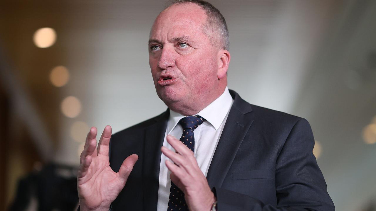 Deputy Prime Minister Barnaby Joyce has taken aim at Facebook after his daughter became the centre of rumours this week. Picture: NCA NewsWire/Gary Ramage