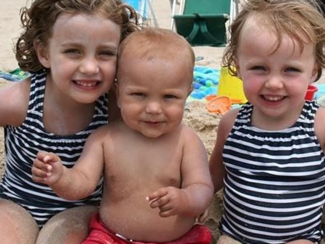 The Krim siblings: Lucia (Lulu), 6, Leo, 20 months and Nessie, 3. Picture: Supplied