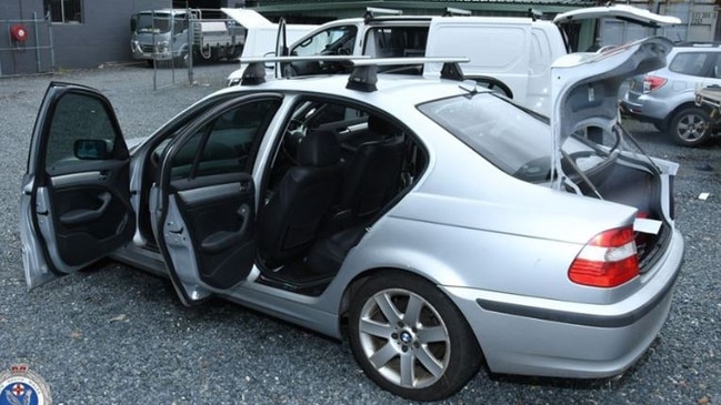 An image released by NSW Police Force of Anthony Stott's BMW.