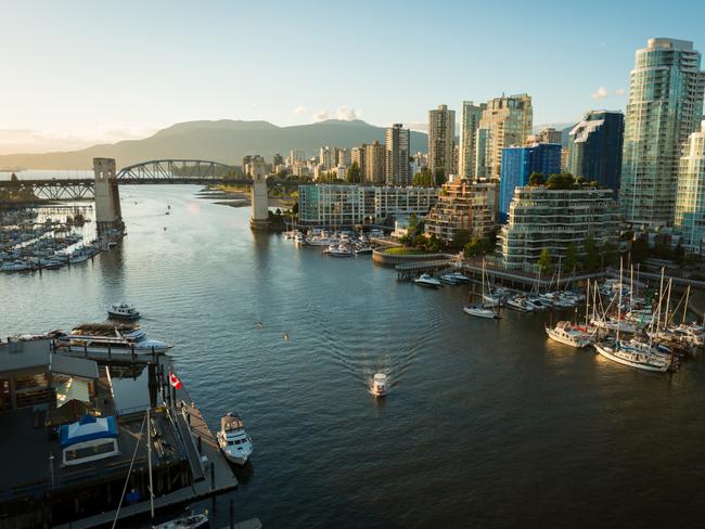 Vancouver skyline from the Granville Bridge. Vancouver food. Photo: supplied