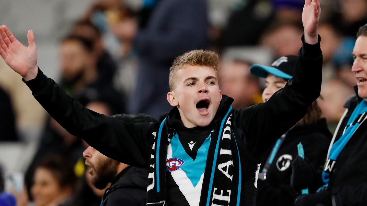 Where is everyone? Photo by Dylan Burns/AFL Photos via Getty Images