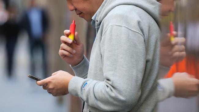 The government has confirmed a timeline for its crackdown on vaping. Picture: NCA NewsWire / Gaye Gerard