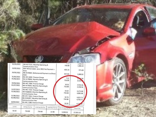 A $754,000 payout after a horror car crash was something the couple thought would set them up for life but one decision went wrong. Picture: Supplied