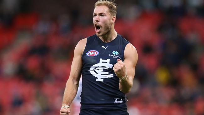 Harry McKay won the Coleman Medal with a total of 58 goals. Picture: Getty Images