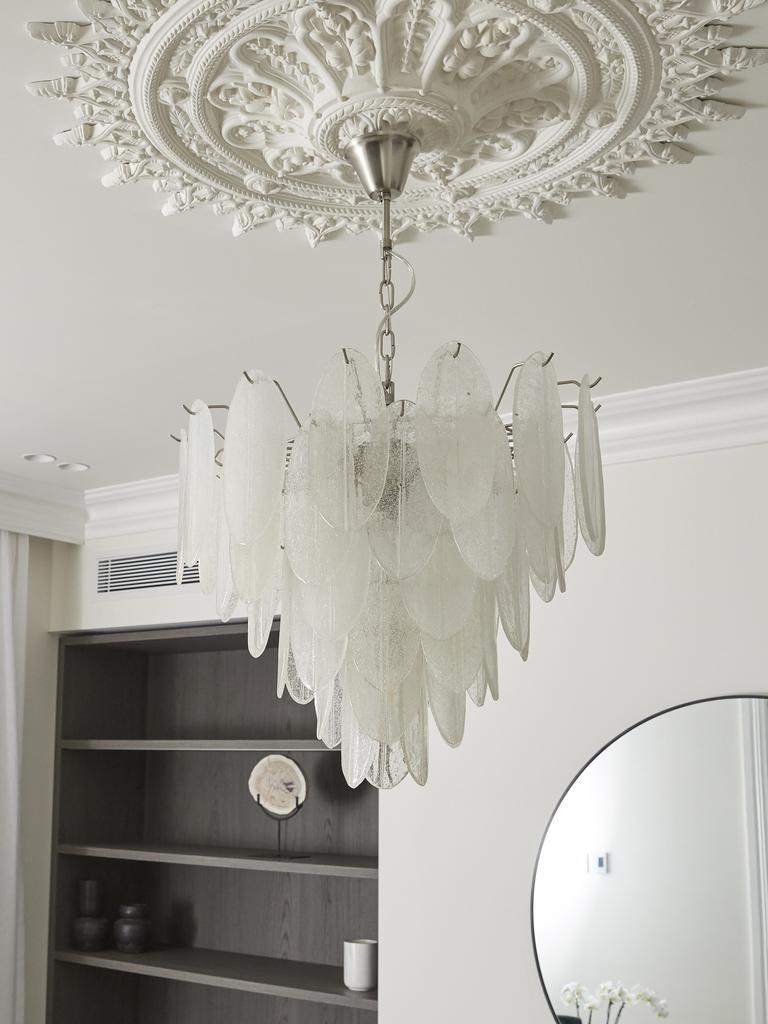 But they loved the contemporary light and ceiling rose. Picture: The Block