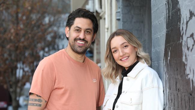 Luke and Erin Saliba run Paperless Films and are about to debut their feature film Paper Champions. Picture: Peter Ristevski