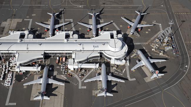 Sydney Airport slots have been a focus of the Senate committee inquiring into bilateral air rights. Picture: Getty Images