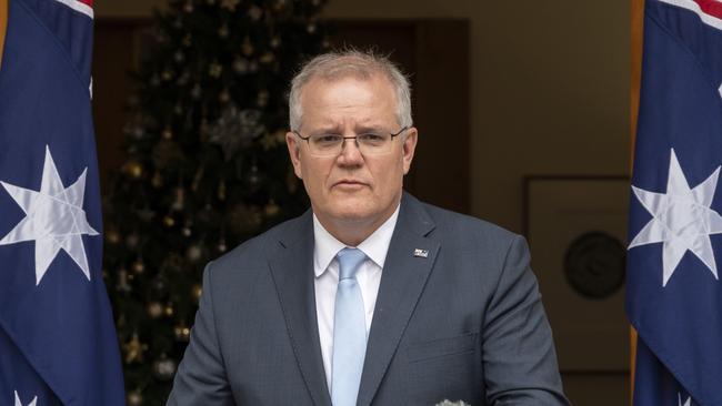 Prime Minister Scott Morrison says it is time Australia’s unity is ­reflected in the national anthem. Picture: NCA NewsWire/Martin Ollman