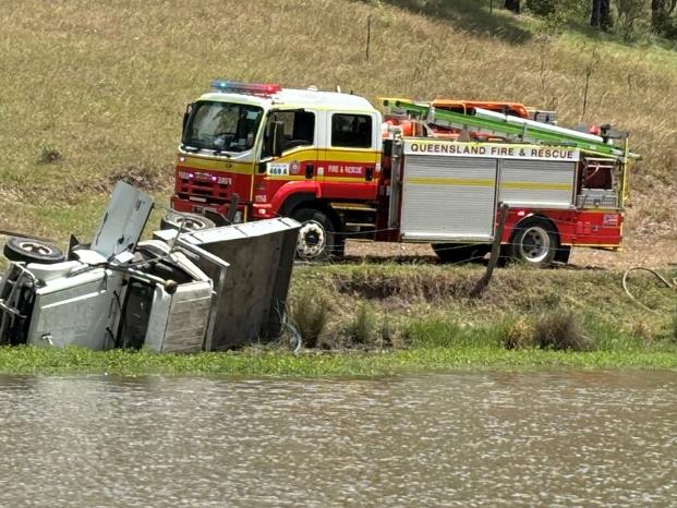 On February 23, Queensland Police Service, Queensland Fire Department, and Queensland Ambulance services' responded to an incident on a rural property outside of Goomeri, where two elderly cattle farmers rolled their utility vehicle into a local dam.The rear window was smashed to remove an 85 year old woman and a 94 year old man who were taken to hospital with only very minor injuries.