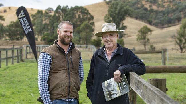 Adrian Rowe from Yarck and Laurie Purcell from Alexandra. Picture: Zoe Phillips