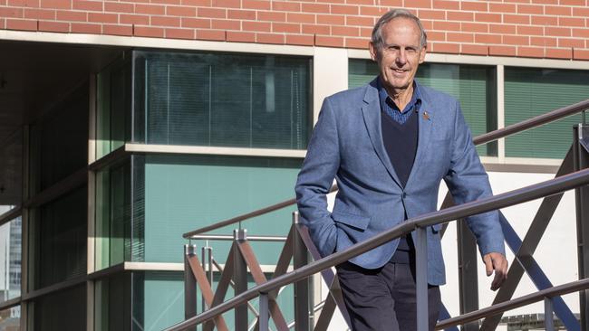 Bob Brown at the Hobart Magistrates Court. Picture: Chris Kidd