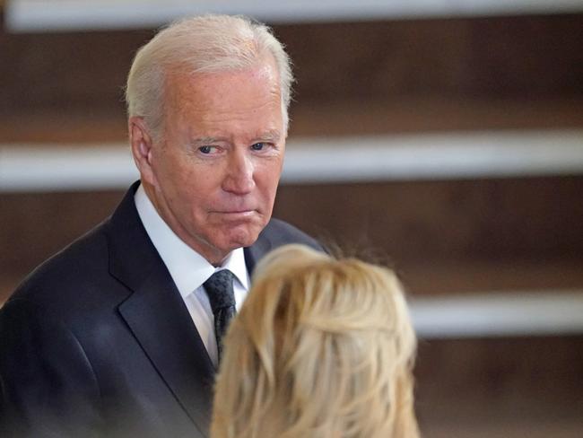 Joe Biden paid tribute to the Queen. Picture: Getty Images.