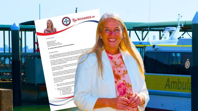 Redlands MP Kim Richards wrote to Redland mayor Karen Williams to complain she was not kept in the loop over the winning partner to overhaul carparking and the Weinam Creek ferry terminal. Picture: Contributed