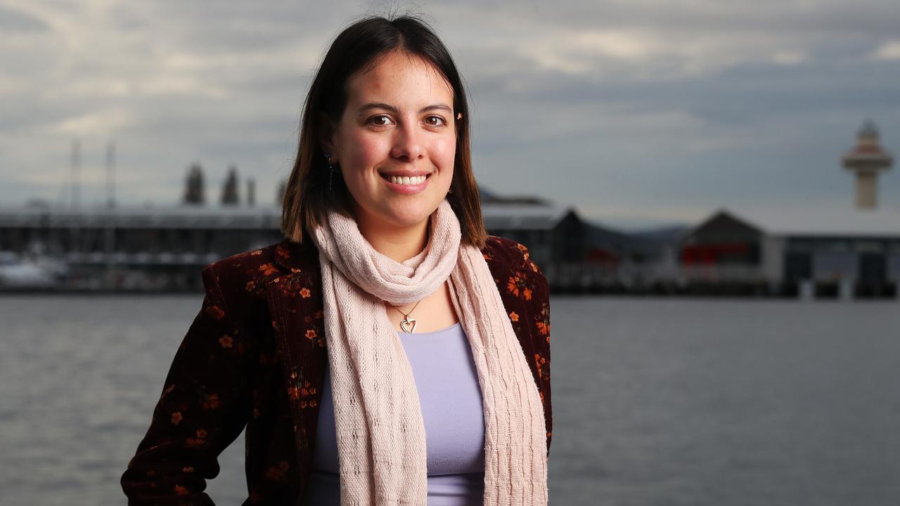 Nicole Currie will graduate with a Masters of Marine and Antarctic Science from UTAS. Picture: Nikki Davis-Jones