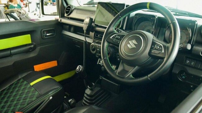 Inside the Suzuki Jimny special ‘Zombie’ edition.