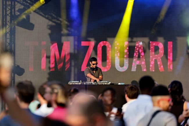 DJ Tim Zouari gets the party started