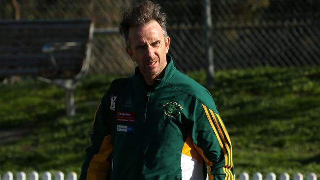 Northcote Park coach Matt McLennan. Picture: Hamish Blair