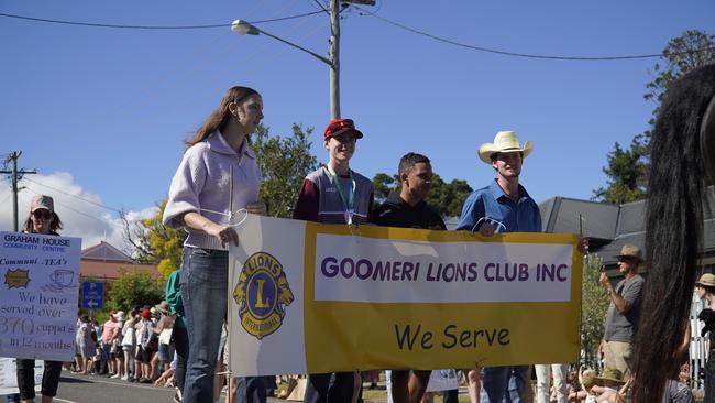 Goomeri Lions Club in the Goomeri Pumpkin Festival parade 2024