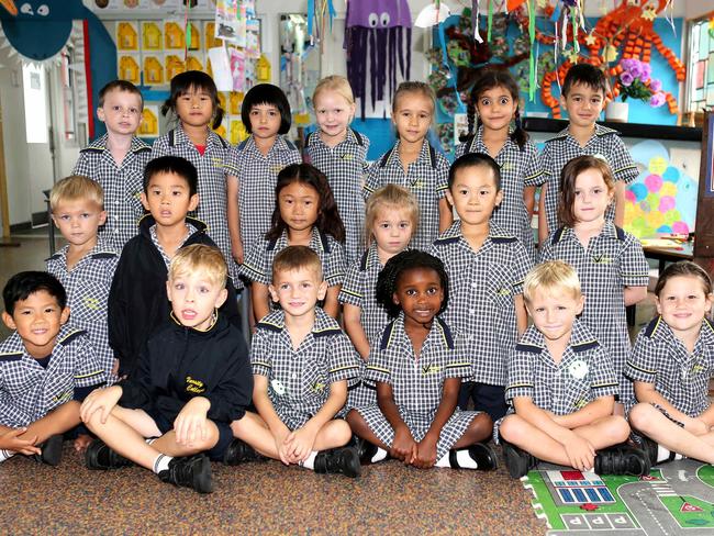 Varsity College's individual prep classes. Prep Purple. Picture Mike Batterham BACK Cooper Brearley, Lan Chan,Lily Donohue, Annabel Elliott,Alice Falconi Pinto, Sumaya Faragallah, Tae Finlay. MIDDLE Joel Hausfeld, Louis Hung, Claire Hwang,Linnea Isaksson, Jason Jang, Anke Jansen Van Rensburg. FRONT Liam Kasiolan, Monty Kemplen,Lucas Maitchell, Lisa Musikila, Corbin O'Connor, Sophie Vellis