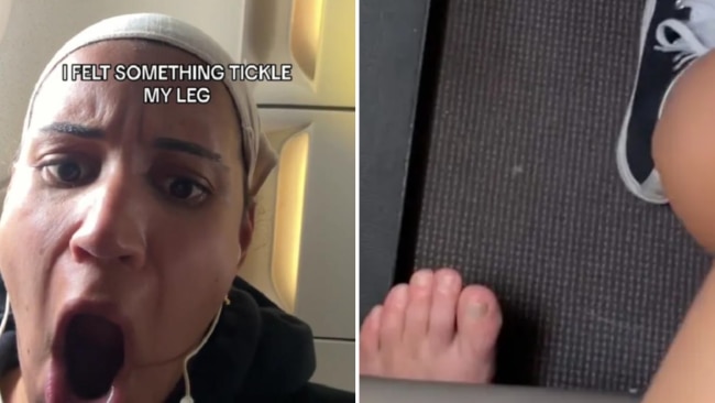 The feet were 'cold' and 'bare' Image: TikTok