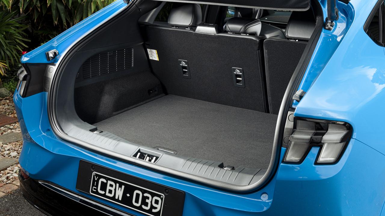 The Mach-E GT has a spacious boot.