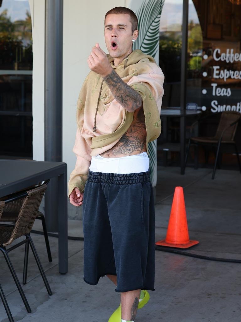 In 2023, he cut ties with his long-time manager, Scooter Braun, and then cancelled his world tour. Picture: BackGrid