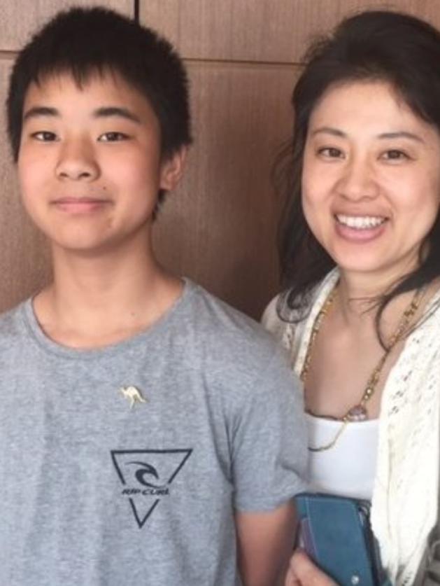 Kaito Sayama (former Essington student) and his mother Sachiyo