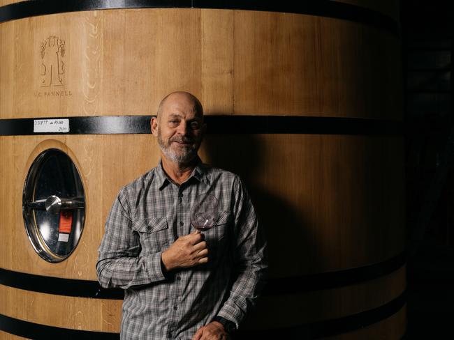 Stephen Pannell at S.C.PANNELL 'Little Branch' Vineyard, in Blewitt Springs. Photo: Supplied